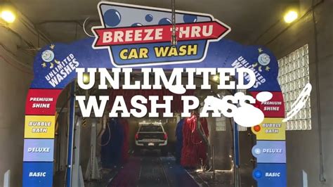 Unlimited Car Wash Pass 